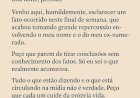 NOTA DE ESCLARECIMENTO – DECLARAÇÕES PRESTADAS AO JORNAL MS 67