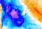 Massa de ar polar provoca queda nas temperaturas, com mínima de 5°C em MS
