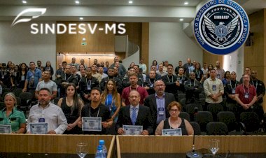 SINDESV-MS PARABENIZA IDEALIZADORES DO 1º SIMPÓSIO BRASILEIRO DE SEGURANÇA PRIVADA