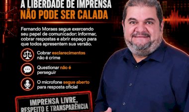 NOTA DE REPÚDIO À TENTATIVA DE INTIMIDAÇÃO CONTRA A BAND FM E O COMUNICADOR FERNANDO MORAES