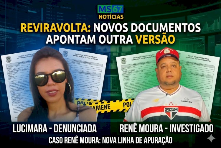 Reviravolta no caso Renê Moura: novos documentos levantam outra linha de apuração MS 67 Notícias